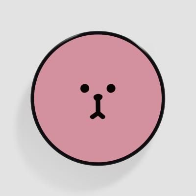 Tok 복실 얼굴 핑크