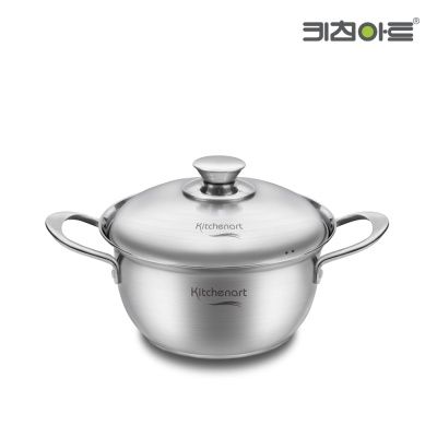 키친아트 베니 인덕션 IH 스텐냄비 20cm 양수
