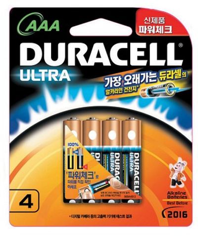 듀라셀 울트라  AAA(4알)