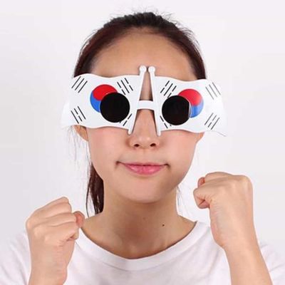 콧수염안경 태극기선글라스 태극기안경(WFPEDJG)