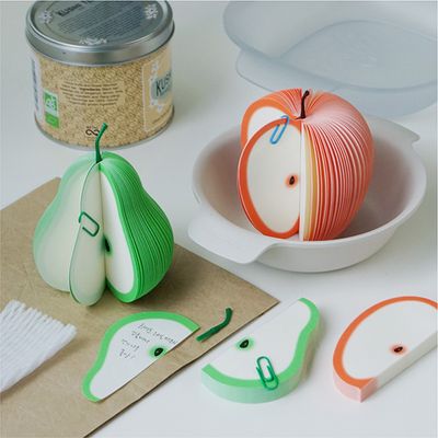 독특한 입체 과일 메모지 떡메모지 100매