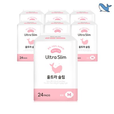 춤추는고래 대용량 생리대 중형 6팩 /144매
