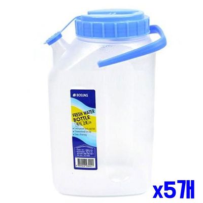 꼭지물병 x5개 2L 보리차통(WFGTXJG)