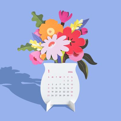 2026 블루밍 캘린더