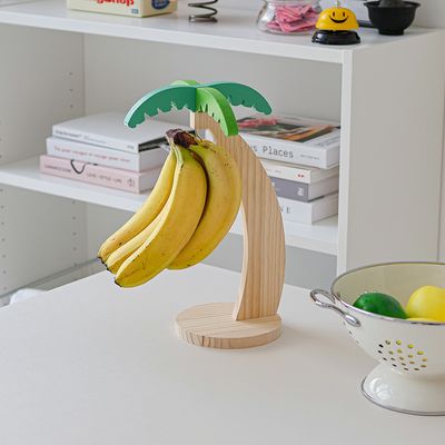 우드 바나나걸이 거치대 주방 인테리어 소품