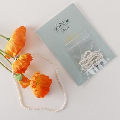 Dahlia 진주 비즈 목걸이만들기 DIY KIT 담수 못난이