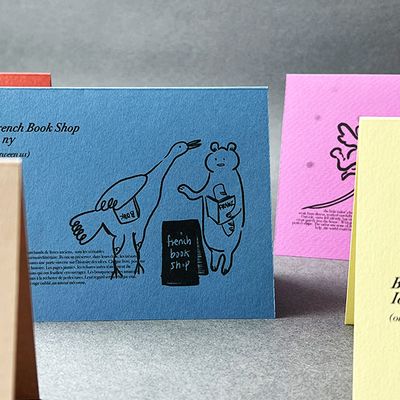 리틀 빅 유니버스 일러스트 카드 봉투 세트