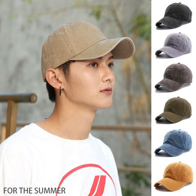 빈티지 볼캡 모자 남녀공용 야구모자 러닝 마라톤