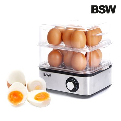 BSW 스테인레스 2단 멀티 계란찜기 BS-1504-EB