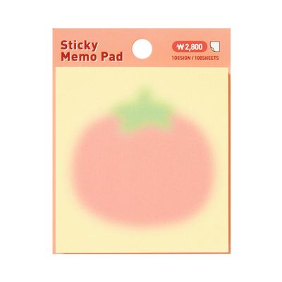 아트박스 흐린토마토 점착메모지