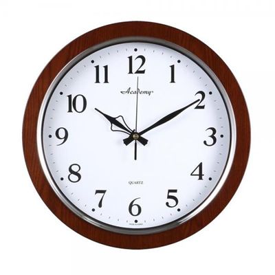 무소음 벽시계 340 파이 도금링 H-16 BAS(WFDB09F)