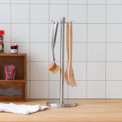 스텐 304 무타공 회전 조리도구걸이