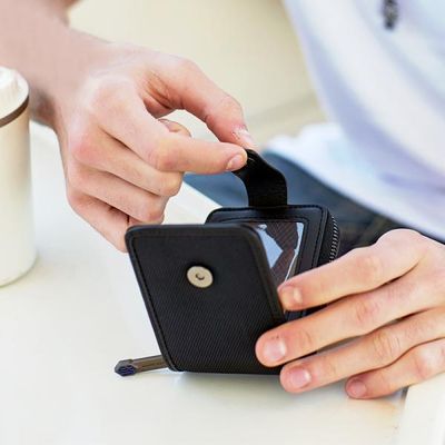 아틱헌터 로버 남성 가죽 카드 지갑 포켓 교통카드