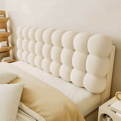 국내배송 스노우볼 셀프 침대 헤드 쿠션 커버 등받이