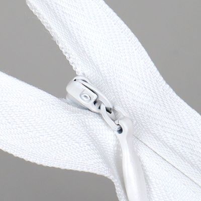부자재 백아이보리 콘솔지퍼 25cm 5P 숨김지퍼 숨은(WFNV6M2)