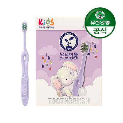 [유한양행]닥터버들 어린이 칫솔 3단계(6세이상) 6입