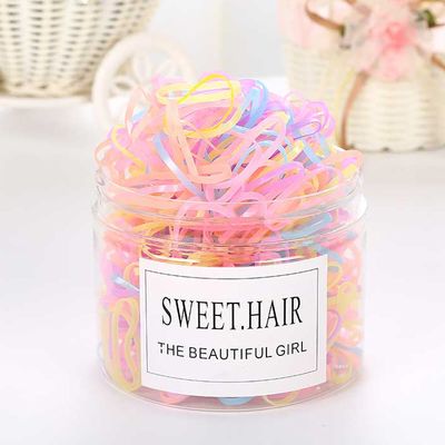 간편한 보관 통 헤어 고무줄 머리끈