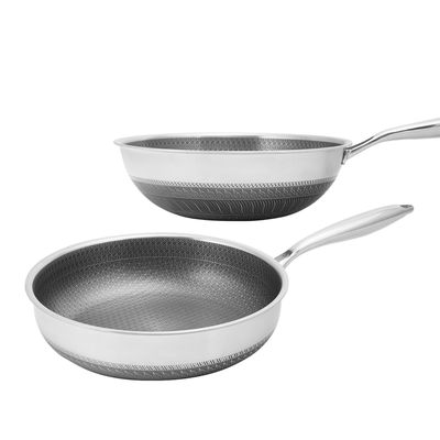 [에이미] 316 STS 통3중 28cm 웍팬+소테팬 2종세트