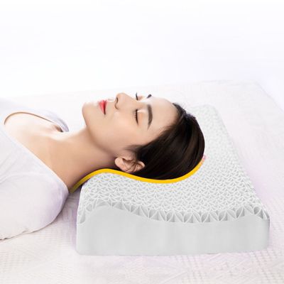 수면베개 목디스크 물세척 젤리 베개 퍼플색 S320