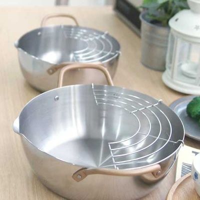 [HEIM] 히로유키 스텐 튀김냄비 (소)