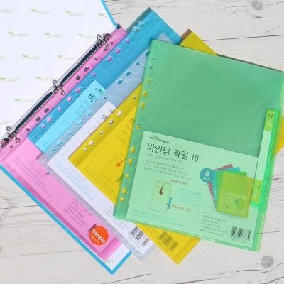 청운 바인더에 장착하는 10p 인덱스탭 바인딩화일