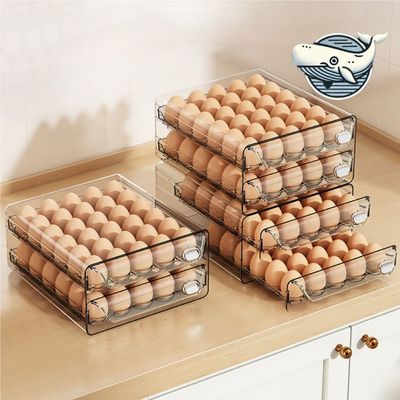투명 계란 수납함 서랍형 주방 정리함(WFGUM8S)