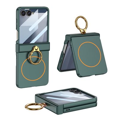 갤럭시Z플립7 맥세이프 링 고리 힌지보호 하드 케이스