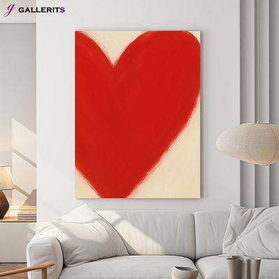 풀 하트 그림 액자 거실 카페 사무실 인테리어 애정운