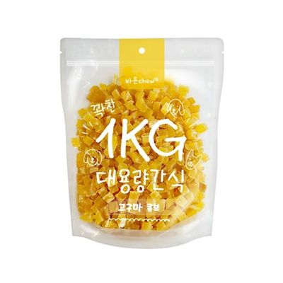 바른츄 고구마 큐브 1kg 강아지 대용량 가성비 간식(WFOMD5P)
