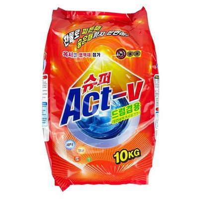 액츠 세탁 세제 10kg 세탁기 표백 빨래 세제 드럼겸용 빨래세제 세탁세제(WFLQKRS)