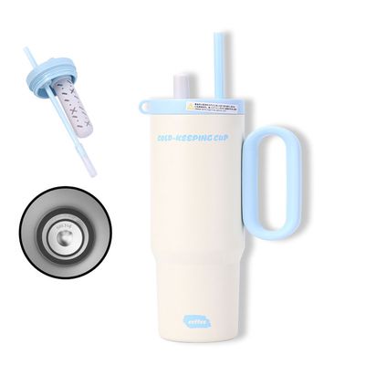아이돌템 대용량 스텐 빨대 텀블러 750ml Q396-O