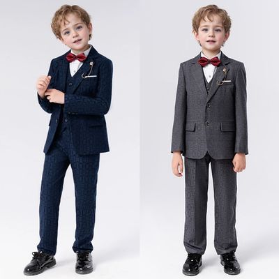 로건 투버튼 젠틀맨 정장 턱시도 풀세트(자켓 양장조