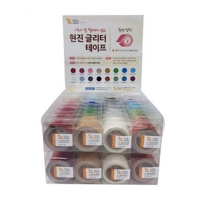 현진 접착 글리터테이프 414 연두 SGR 2.5X2M