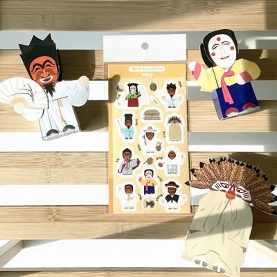하회탈 스티커