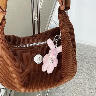 미니 진주목걸이 인형 토끼인형(WF553B3)