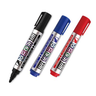 크라운 화이트 보드마카 학교 학원 칠판용 낱개