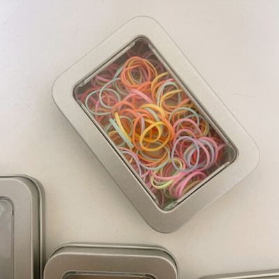 틴케이스 다꾸 보관함 철제 정리함 사각 투명 포카 약