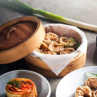 채식웰빙 김치손만두 4.2kg(1.4kgx3봉)