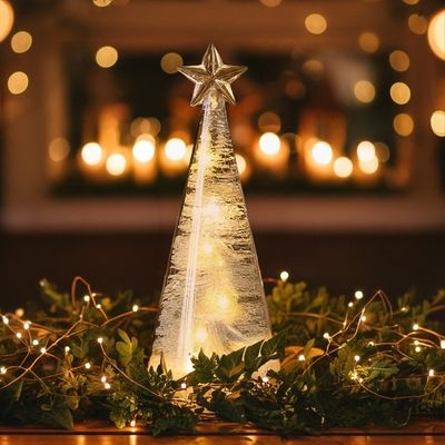  크리스마스 트리 크리스탈 LED 무드등 LCM-GT02