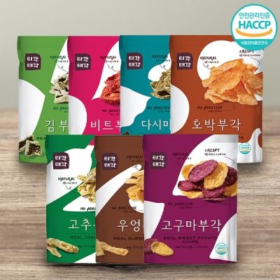 다시마+호박+고추+우엉+고구마+비트+김x각60g