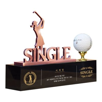 WL 싱글패 여성 SSC09 브론즈 커팅 골프트로피 기념패(WFLRCIB)