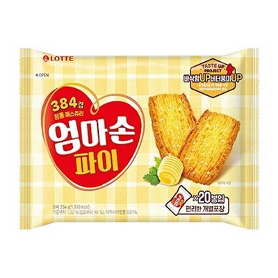 롯데 엄마손 파이 254g 탕비실 가성비 간식 비품