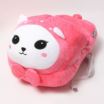  빅 핑크 고양이 USB 온열 발난로 풋워머 발난로쿠션