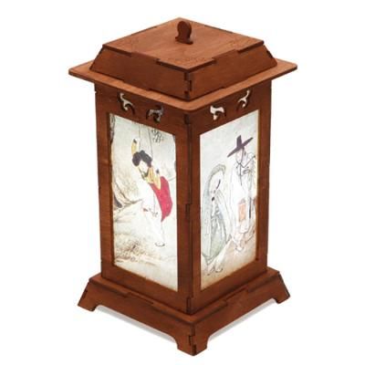 LED 목재 입체퍼즐 - 영공방 전통사각등