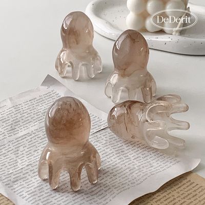 [데데리트]꾹꾹 두피머리 승모근 마사지도구 문어괄사