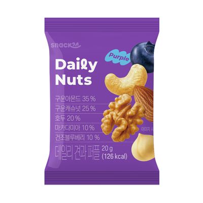 스낵24 데일리견과퍼플 30개입