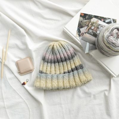 만다라 비니 - 실 한볼로 모자 뜨기 DIY 대바늘 키트