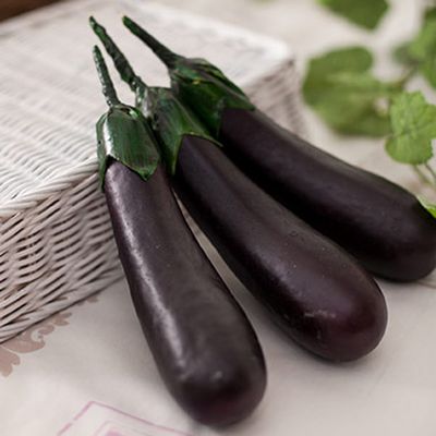 가지 모형 채소 과일 빵 모조 인조 가짜 야채 장식