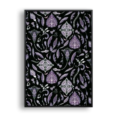 Ottoman black / 일러스트 액자