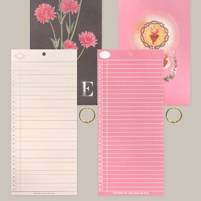 Monthly Schedule Card